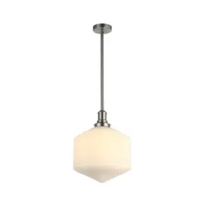 Lighting Inspirations Jefferson Large Rod Pendant Opal Matte Brushed Nickel LOI1001731A