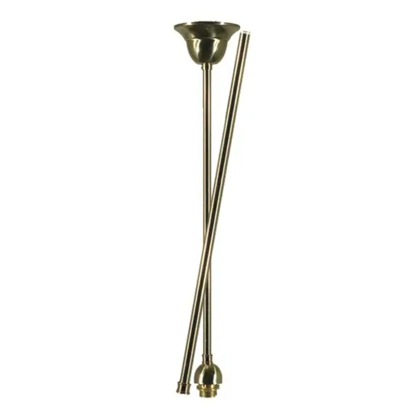 Lighting Inspirations Rod Set 1/2 x 1m (2pc) Polished Brass LOI3006088