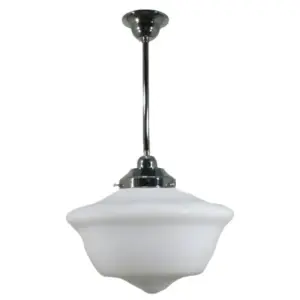 Lighting Inspirations Victorian 12 Opal Matt On Rod Set 1/2 1/2Mt Chrome LOI3010177A