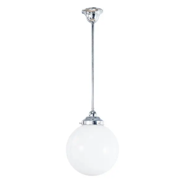 Lighting Inspirations Sphere 8 Opal Gloss on Rod Set 1/2 x 1/2m Chrome LOI3010178A