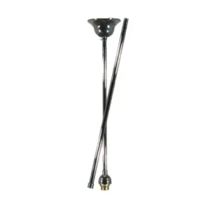 Lighting Inspirations Rod Set 1/2x 1m (2pc) Chrome LOI3016035
