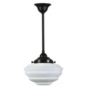 Lighting Inspirations Cannes Opal Matte on Rod Set 1/2 x 1/2m Patina LOI3020129A