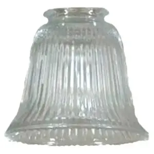 Lighting Inspirations Zipper 23 2 1/4 Fitter Glass Shade Clear LOI3090004