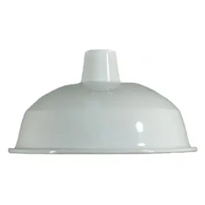 Lighting Inspirations Warehouse 420mm Metal Shade 29mm Hole White LOI3090286