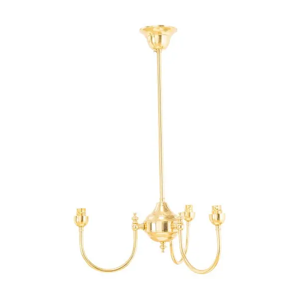 Lighting Inspirations Luke 3 Light Pendant Polished Brass Frame Only LOI3090290