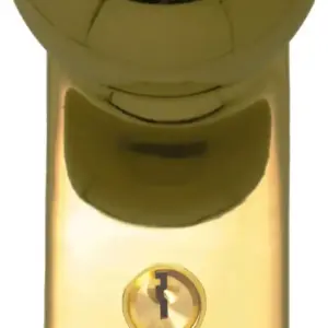 Superior Brass Knob Lock CC 476mm PVD PB 150x42mm SUP13073A