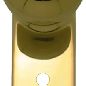 Superior Brass Knob Lock CC 57mm PVD PB 150x42mm SUP13073K