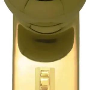Superior Brass Knob Lock Privacy PVD PB 150x42mm SUP13073P