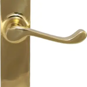 Superior Brass Lever Latch Passage Set PVD PB 150x42mm SUP13094