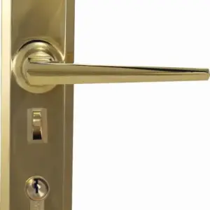 Superior Brass Lever Lock punched to suit myLOCK PVD 200x50mm SUP13169M