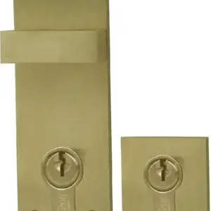 Superior Brass Escutcheon Snib Set SSS suits 19300 Quadlock 476mm SUP13735