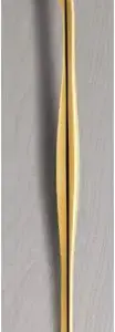 Superior Brass Entrance Handle Tear Drop PVD Brass Double PB 600mm SUP13972