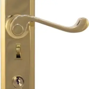 Superior Brass Lever Lock punched to suit myLOCK PVD PB 200x50mm SUP14169M