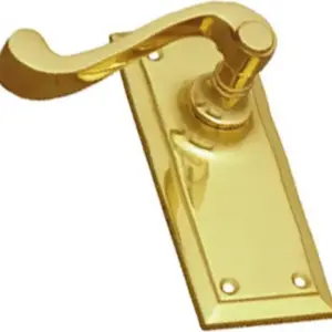 Superior Brass Lever Latch Ball Bearing Mechanism 125x50mm SUP14171