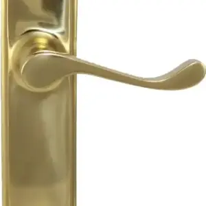 Superior Brass Lever Latch Passage Set PVD PB 200x48mm SUP14176