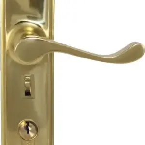Superior Brass Lever Lock punched to suit myLOCK PVD PB 200x48mm SUP14176M