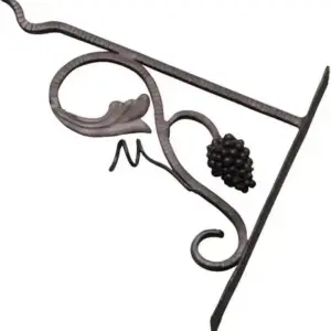 Superior Brass Iron Bracket Grapes Black SUP2024