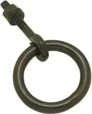 Superior Brass Ring Pull Iron Black 55mm SUP2046