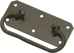 Superior Brass Trunk Handle Iron Black 125x80mm SUP2054