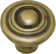 Superior Brass Knobs Domed Iron Per 2 Matt Black 36mm SUP2100