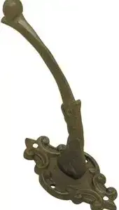 Superior Brass Hat Coat Hook Iron Black 110mm SUP2104
