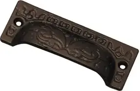Superior Brass Drawer Pull Black Iron 16mm SUP2141