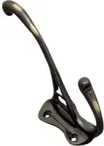 Superior Brass Hat Coat Hook ATQ 125mm SUP23045