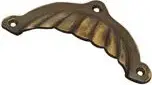 Superior Brass Fluted Drawer Pull ATQ 100mm SUP23084