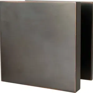 Superior Brass Entrance Pull Handle Square ATQ Copper 100mm SUP23183