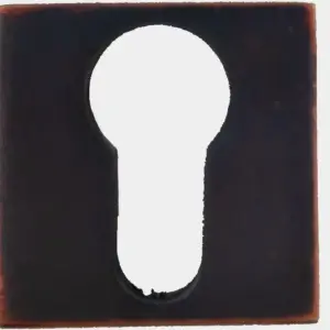 Superior Brass Escutcheon Euro Square ATQ 40x40mm SUP23726