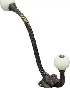 Superior Brass Hat Coat Hook ATQ 140mm SUP24235