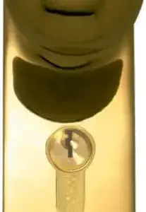 Superior Brass Knob Lock CC 476mm PB 200x50mm SUP3004A
