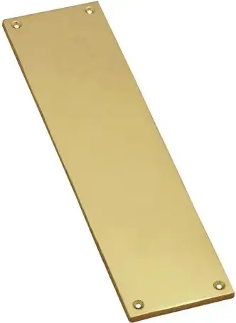 Superior Brass Rectangle Push Plate PB 300x75mm SUP3013