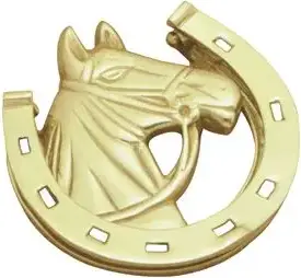 Superior Brass Horse Knocker PB 125mm SUP3037