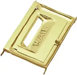 Superior Brass Front Opening Letter Plate PB 165x240mm SUP3068