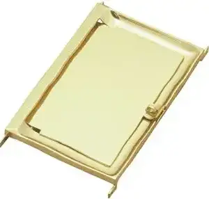 Superior Brass Back Opening Letter Plate PB 165x240mm SUP3070