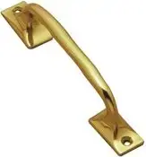 Superior Brass Pull Handle Victorian PB 150mm SUP3102