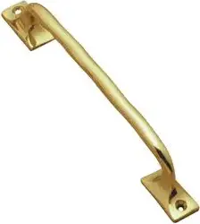 Superior Brass Pull Handle Victorian PB 200mm SUP3103