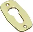 Superior Brass Escutcheon Euro Cyl per 2 PB 62x35mm SUP3147