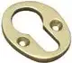 Superior Brass Escutcheon Euro Cyl PB 42x35mm SUP3150