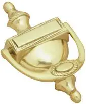 Superior Brass Georgian Knocker PB 125mm SUP3178
