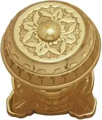Superior Brass Centre Door Knob Sq PB 80mm SUP3181