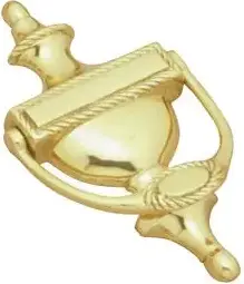 Superior Brass Georgian Knocker PB 165mm SUP3184