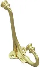 Superior Brass Hat Coat Hook PB 105mm SUP3205