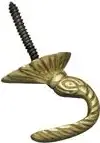 Superior Brass Single Hook PB 30mm SUP3214