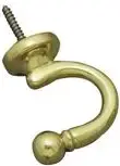 Superior Brass Single Hook Per 2 PB 45mm SUP3217
