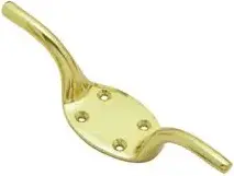 Superior Brass Cleat Hook PB 120mm SUP3218