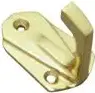 Superior Brass Single Hook Art Deco PB 50mm SUP3221