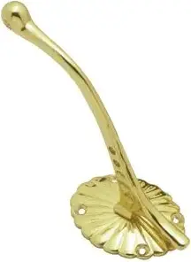Superior Brass Hat Coat Hook PB 110mm SUP3231
