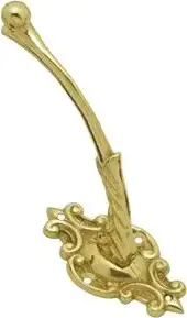 Superior Brass Hat Coat Hook PB 110mm SUP3234